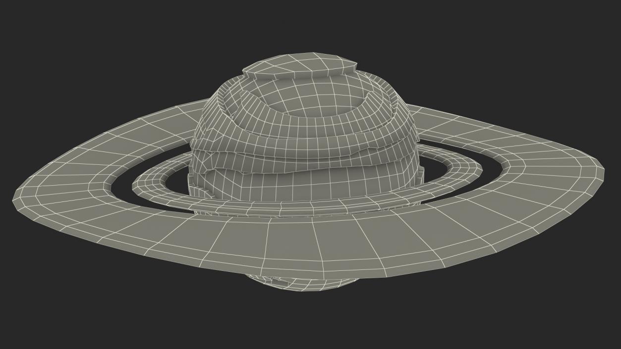 3D Cartoon Planet Saturn