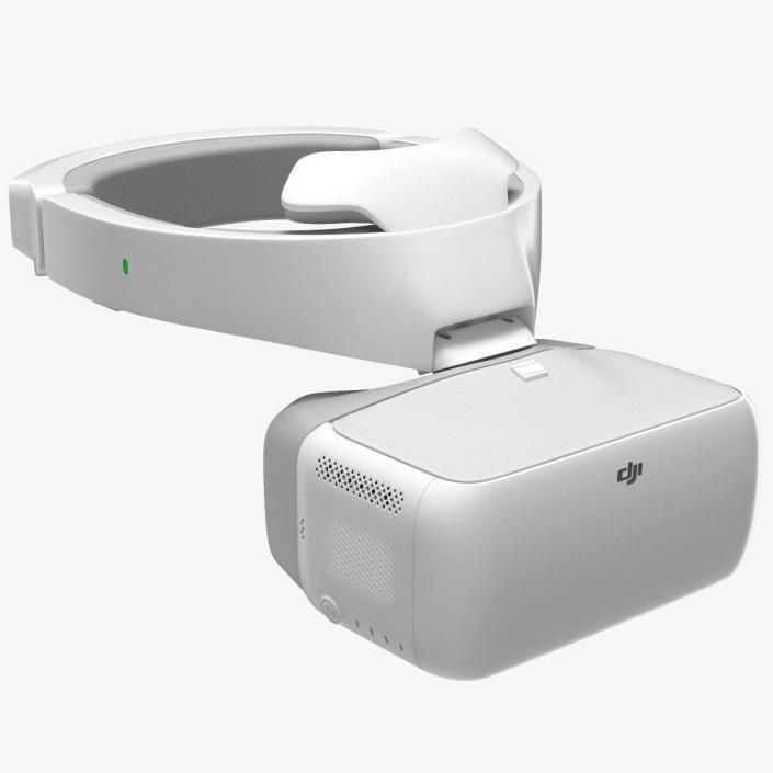 3D DJI Goggles FPV Drone Racing model