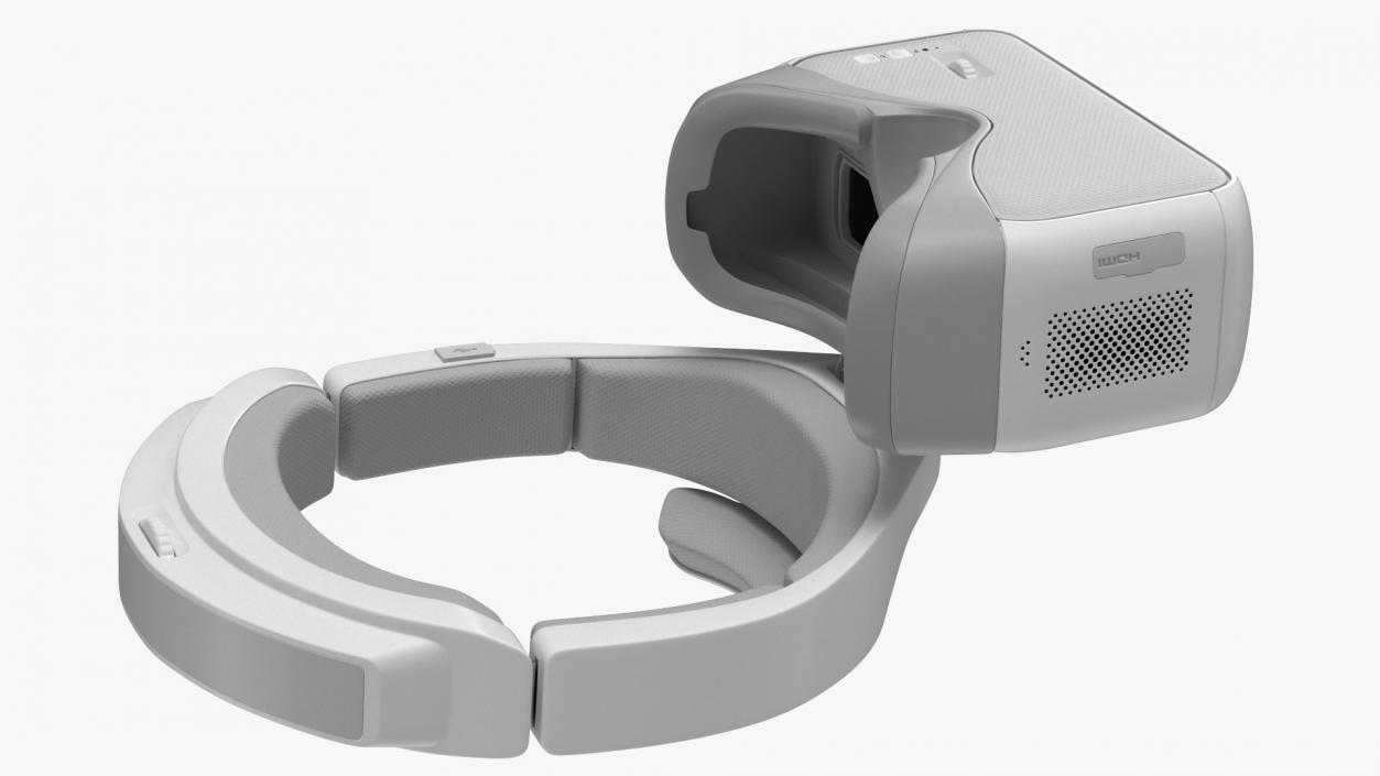 3D DJI Goggles FPV Drone Racing model