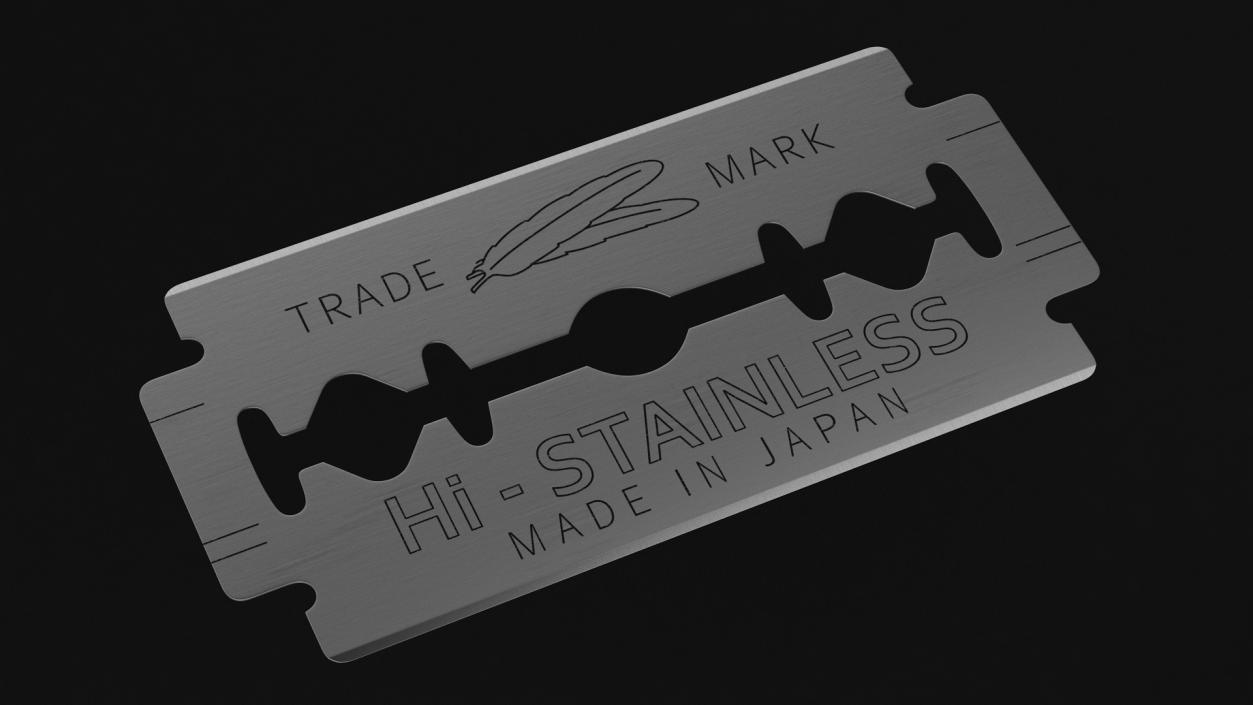 3D Razor Blades Collection model