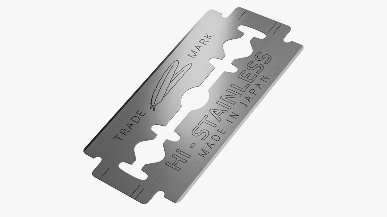 3D Razor Blades Collection model