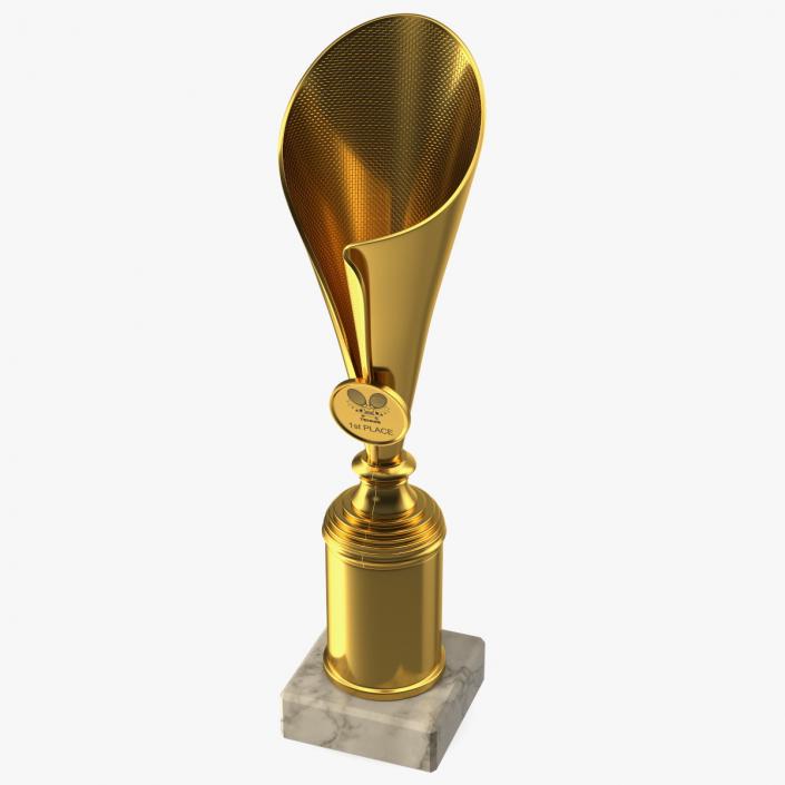 Sports Cup With Symbol Gold 3D