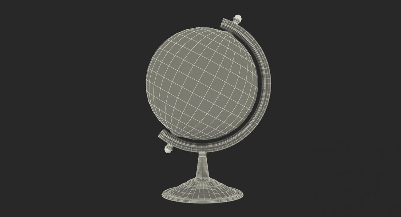 World Globes with Stand Collection 3D model