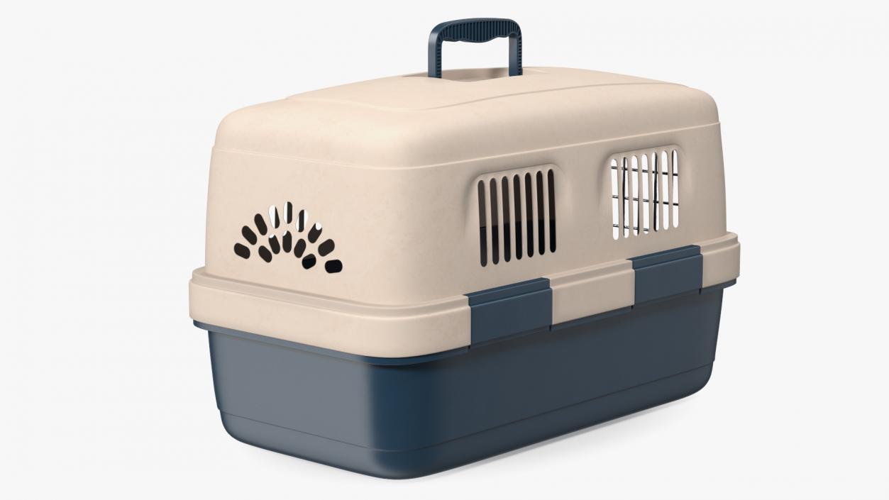 3D Plastic Dog Kennel model