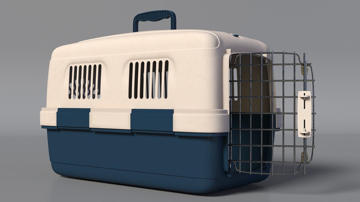 3D Plastic Dog Kennel model