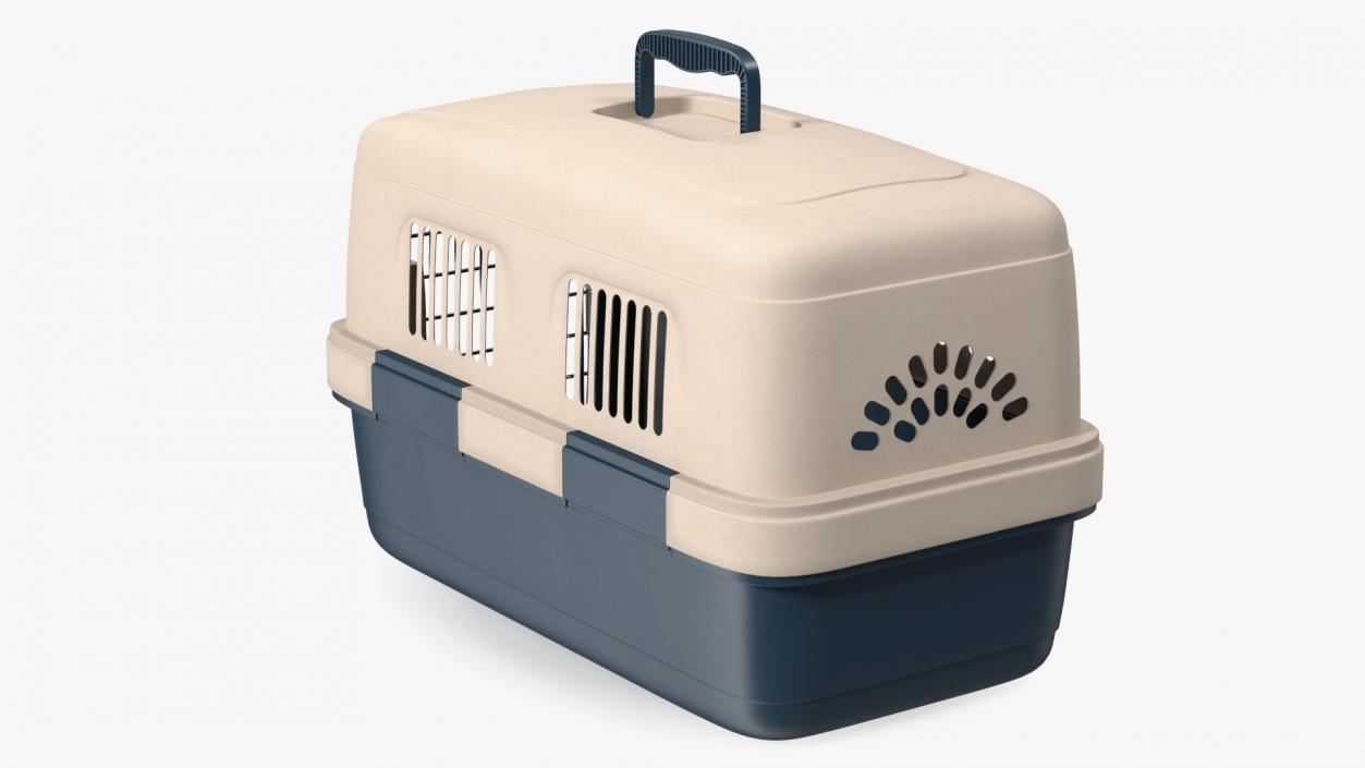 3D Plastic Dog Kennel model