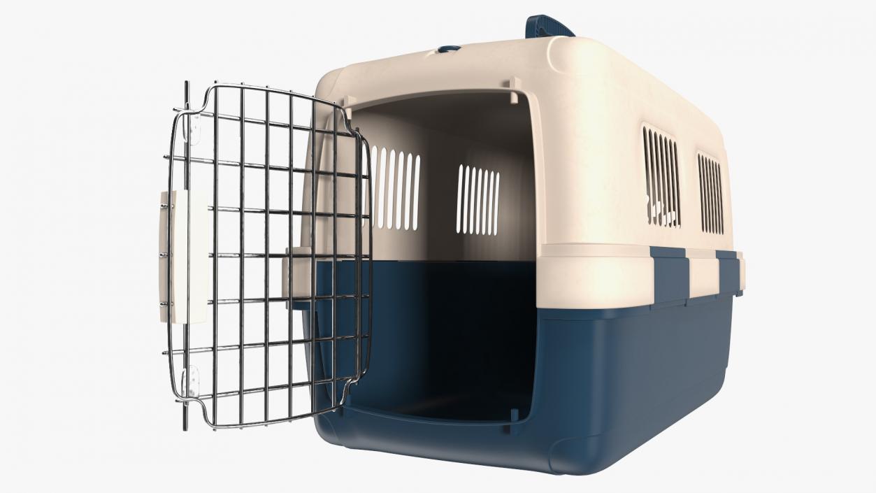 3D Plastic Dog Kennel model