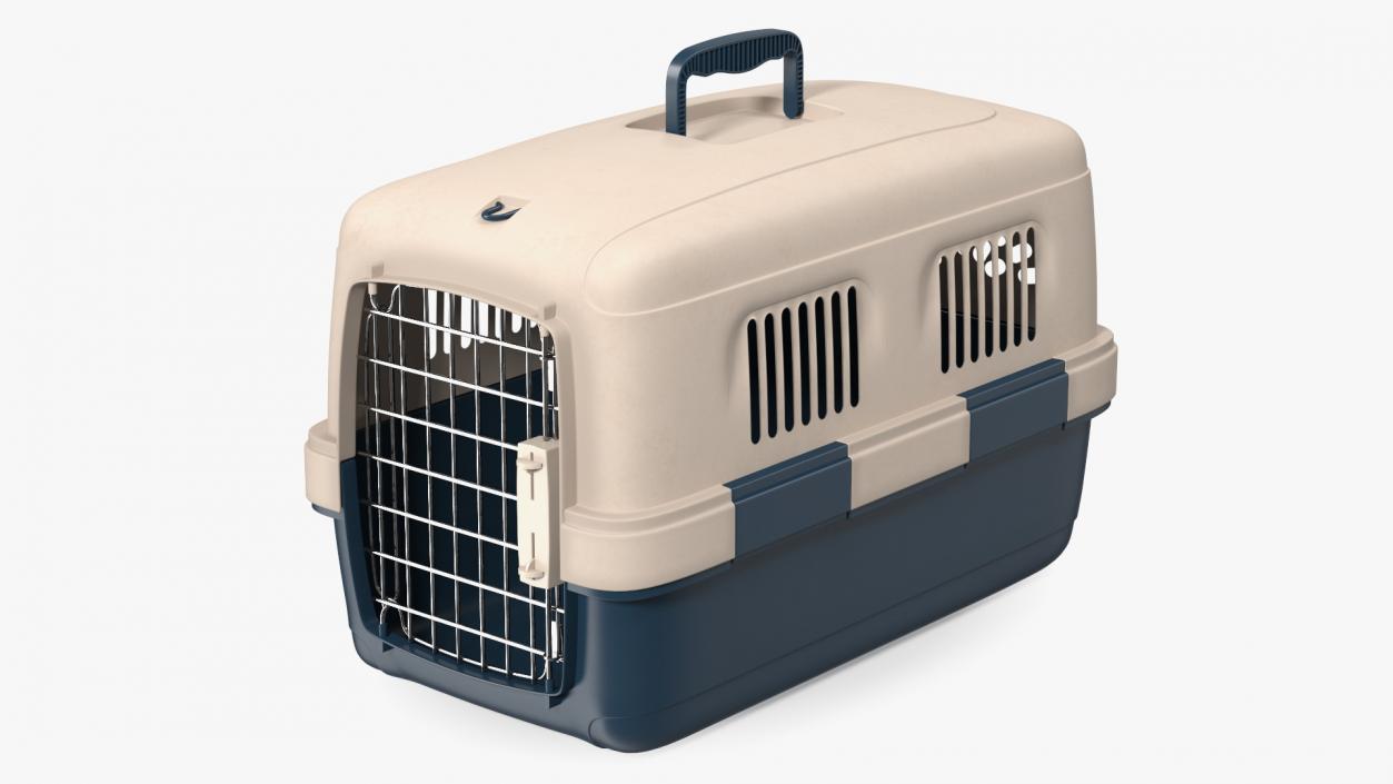 3D Plastic Dog Kennel model