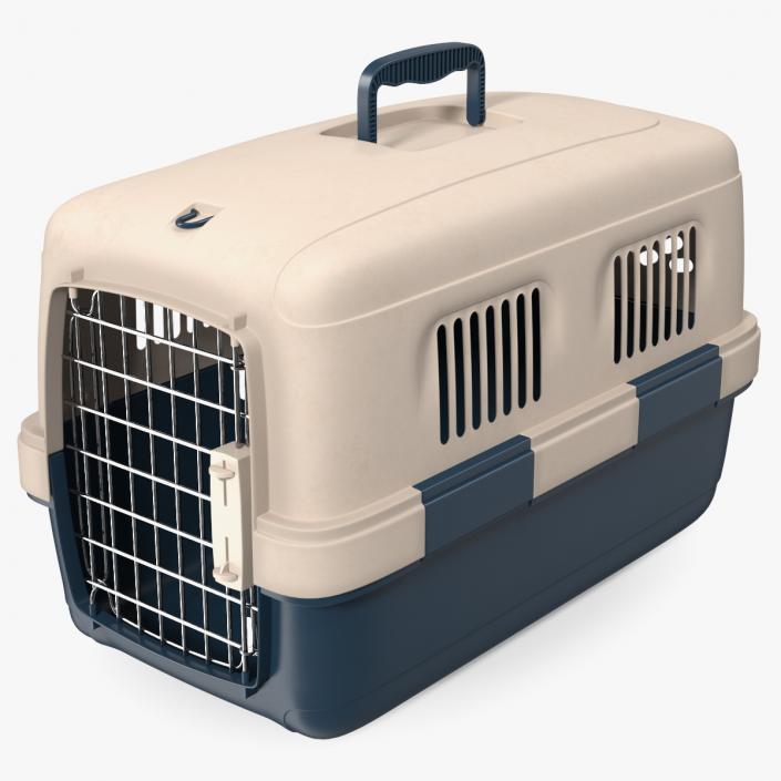 3D Plastic Dog Kennel model