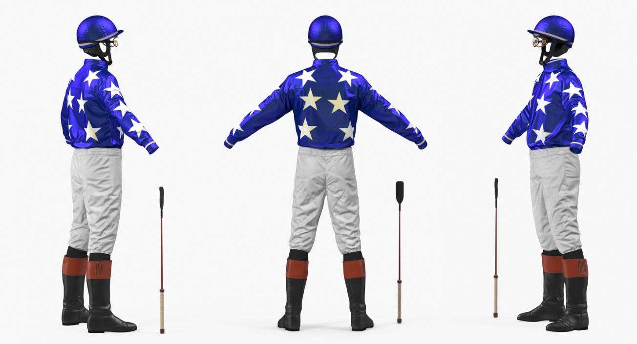 3D model Horse Jockey Costume