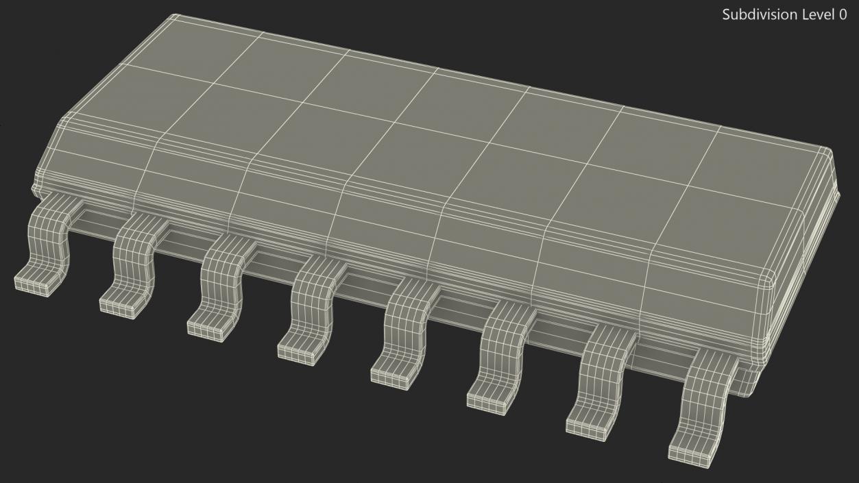 PAM8403 So 16 Stereo Digital Audio Amplifier 3D model