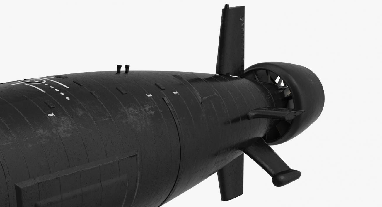 Virginia class Submarine SSN 774 Rigged 3D model