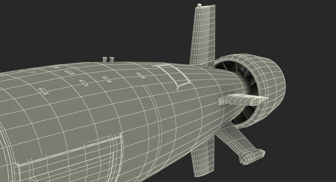 Virginia class Submarine SSN 774 Rigged 3D model