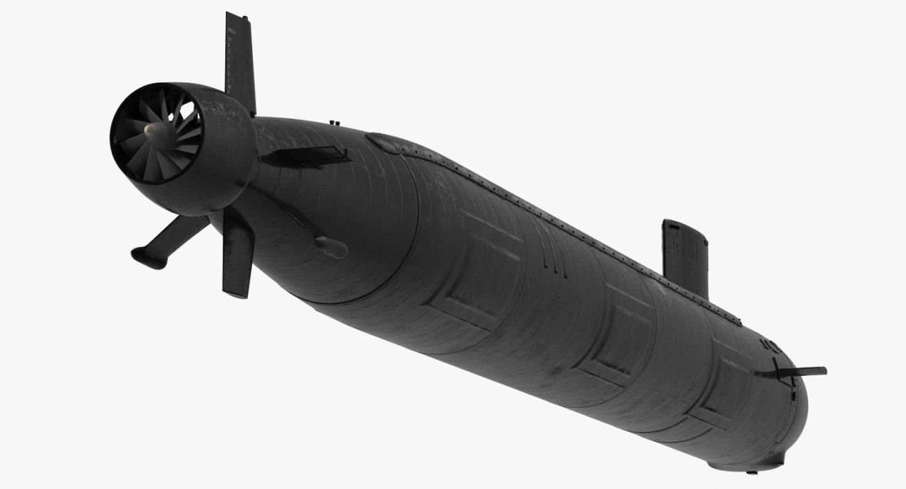 Virginia class Submarine SSN 774 Rigged 3D model