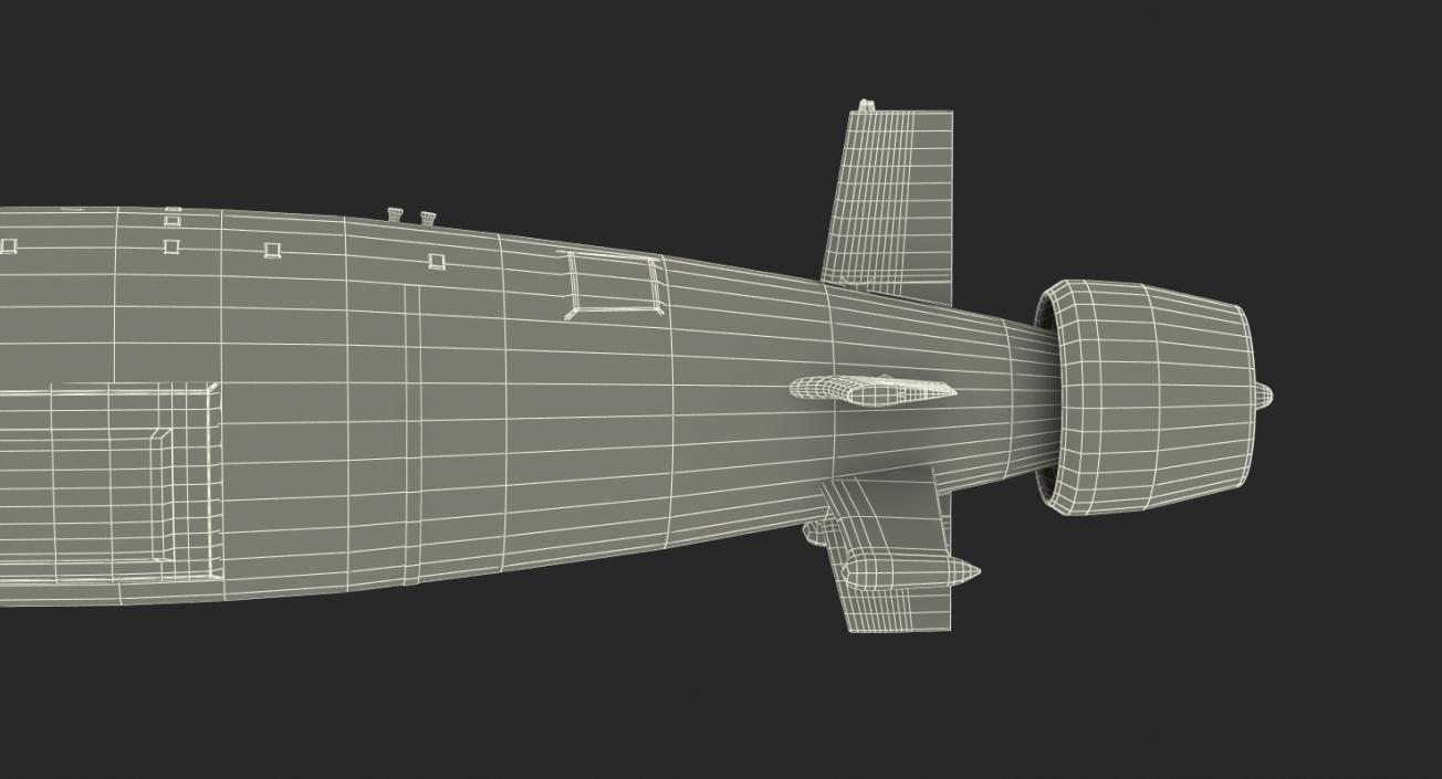 Virginia class Submarine SSN 774 Rigged 3D model