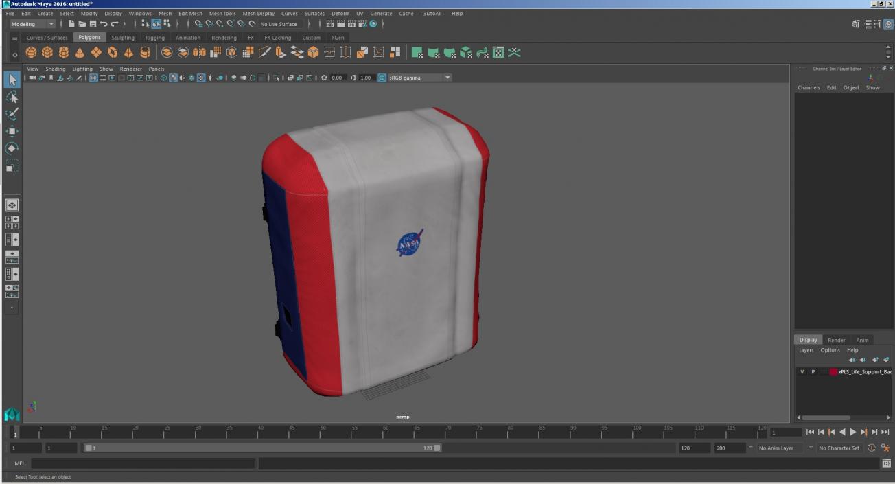 3D xPLS Life Support Backpack