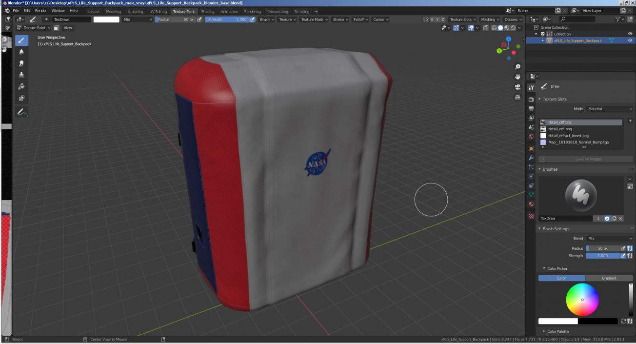 3D xPLS Life Support Backpack