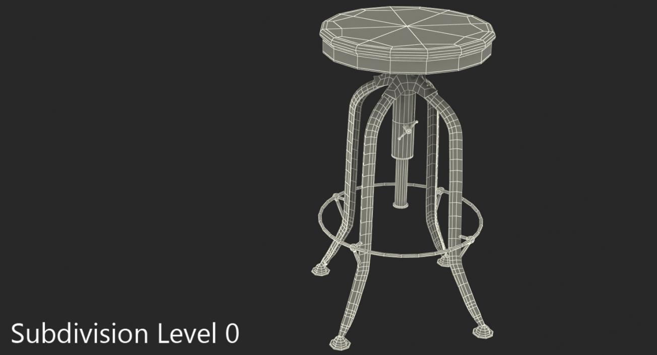 3D model Barstool