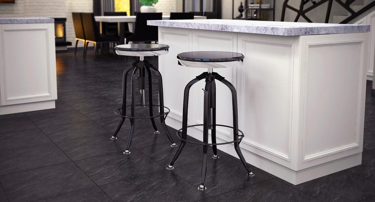 3D model Barstool