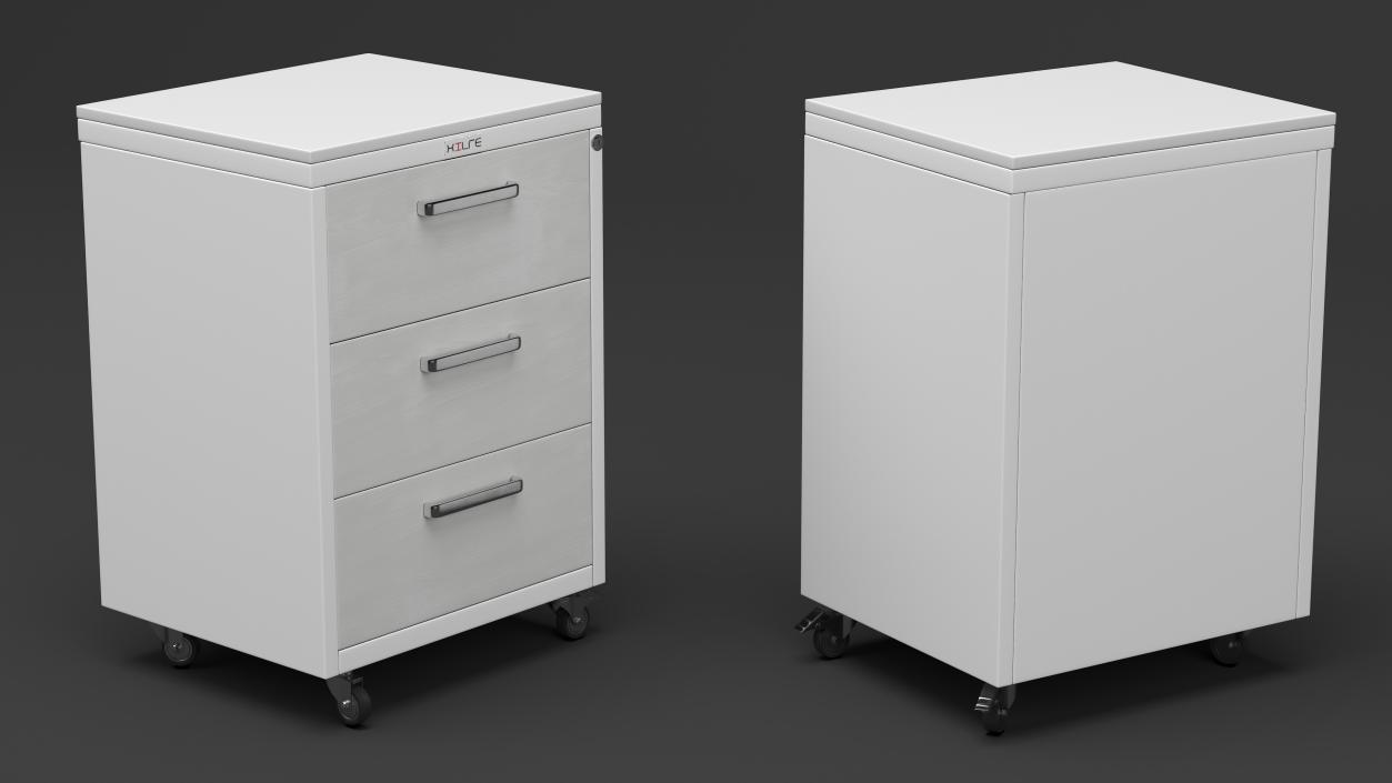 3D model Wheeled Medical Storage Locker