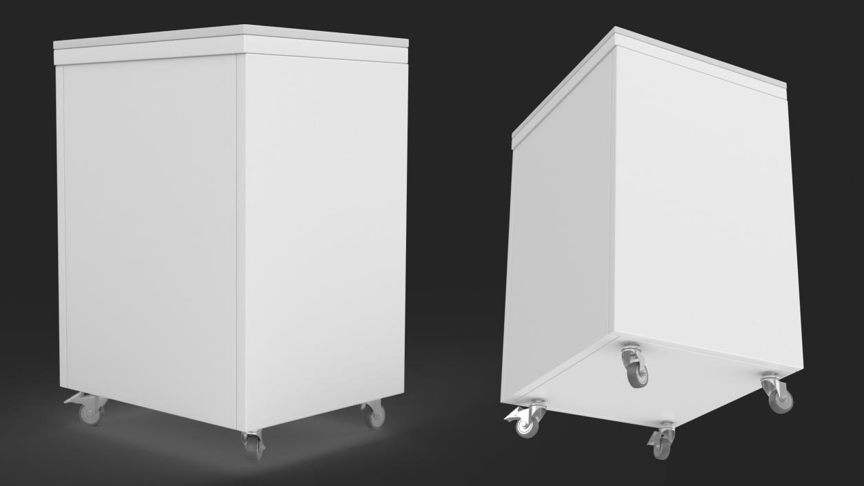 3D model Wheeled Medical Storage Locker