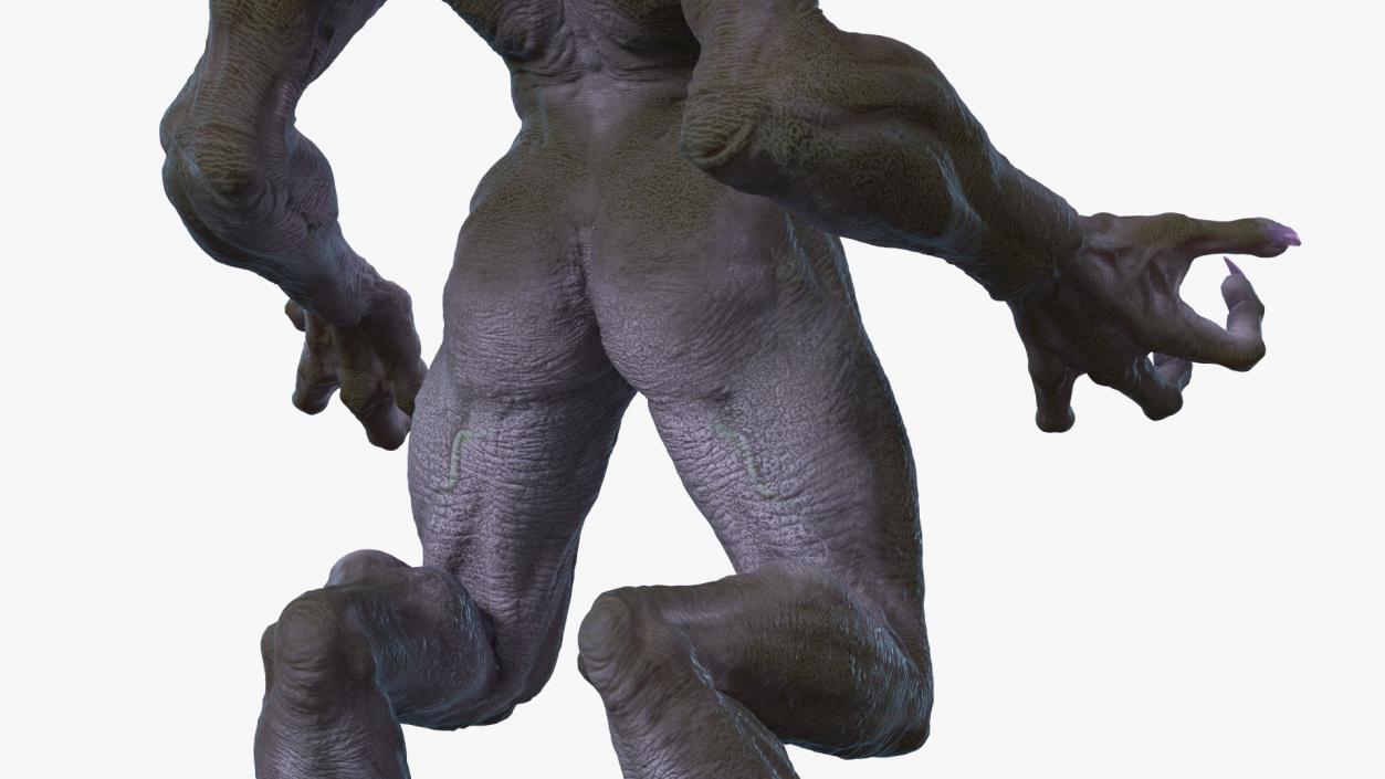 Monster Beast Standing Pose 3D