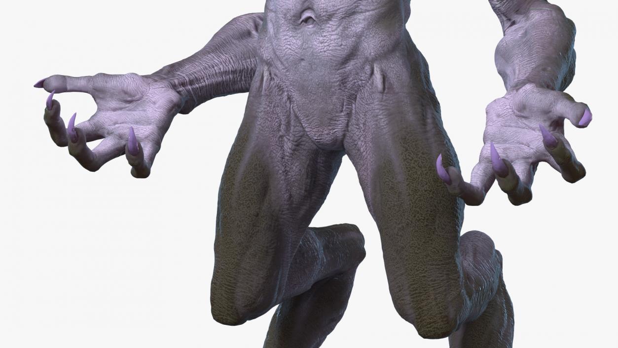 Monster Beast Standing Pose 3D