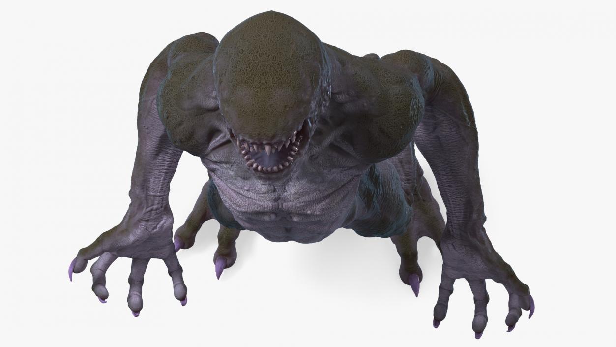 Monster Beast Standing Pose 3D