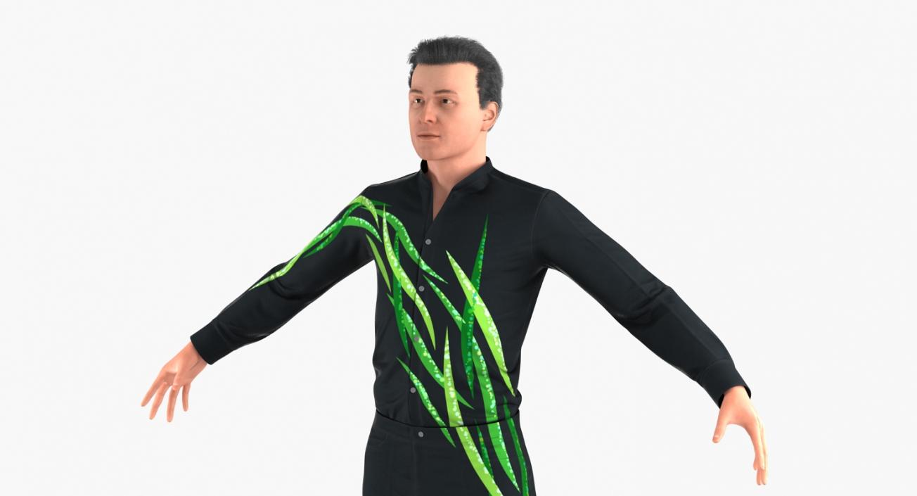 3D model Male Figure Skater 2