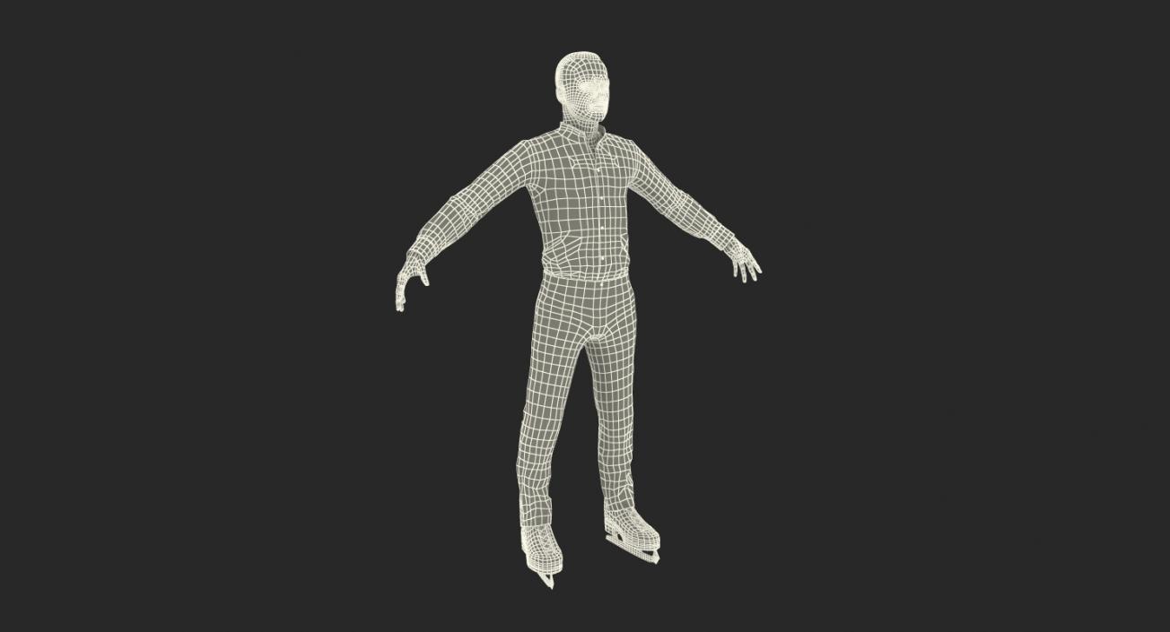 3D model Male Figure Skater 2