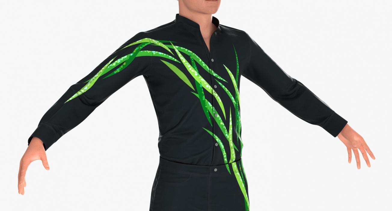 3D model Male Figure Skater 2