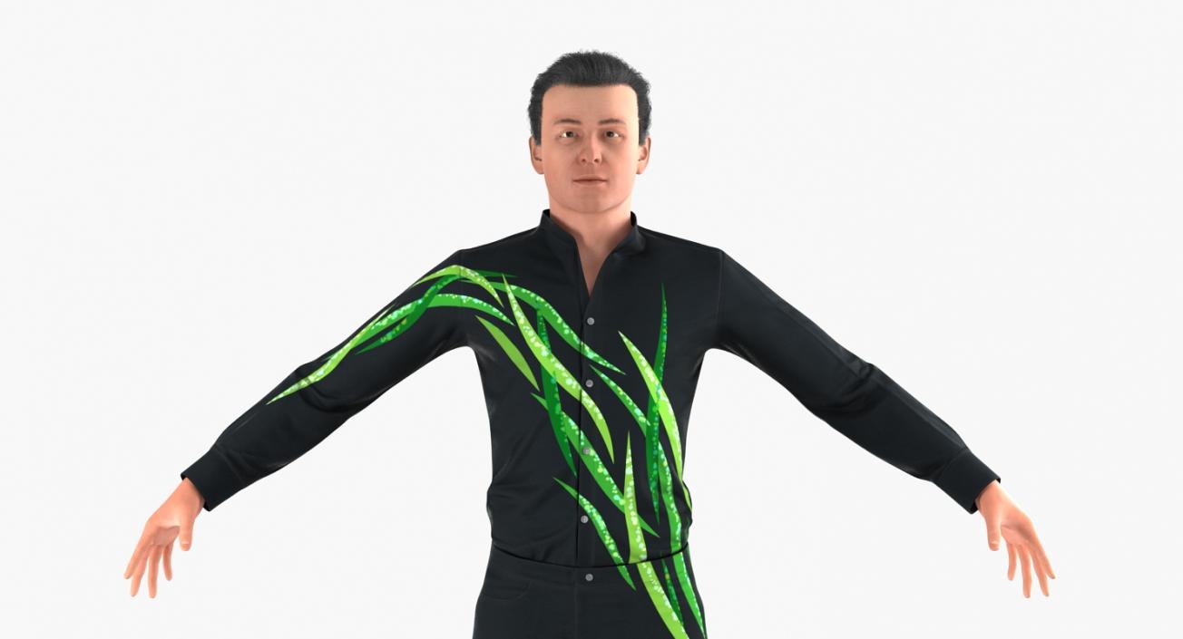 3D model Male Figure Skater 2