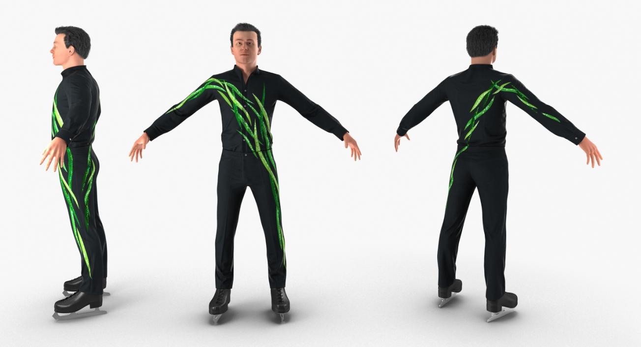 3D model Male Figure Skater 2