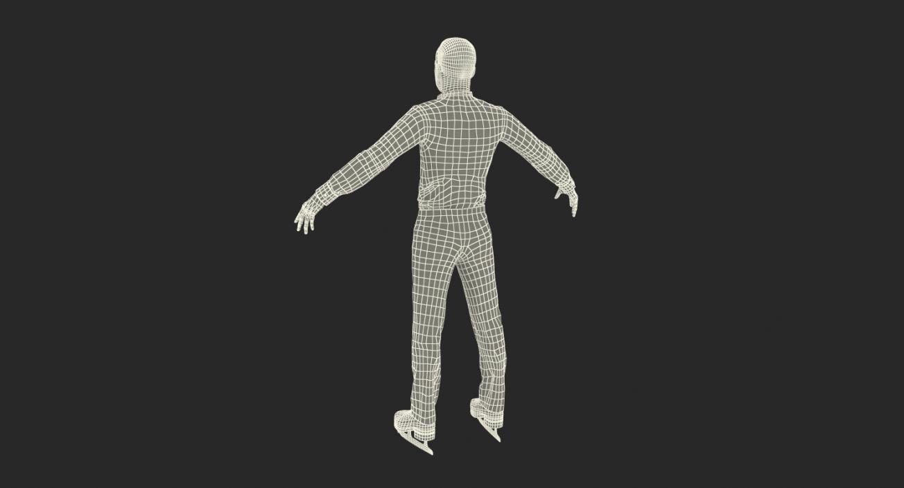 3D model Male Figure Skater 2