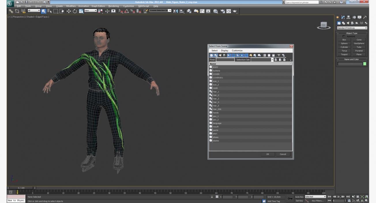 3D model Male Figure Skater 2