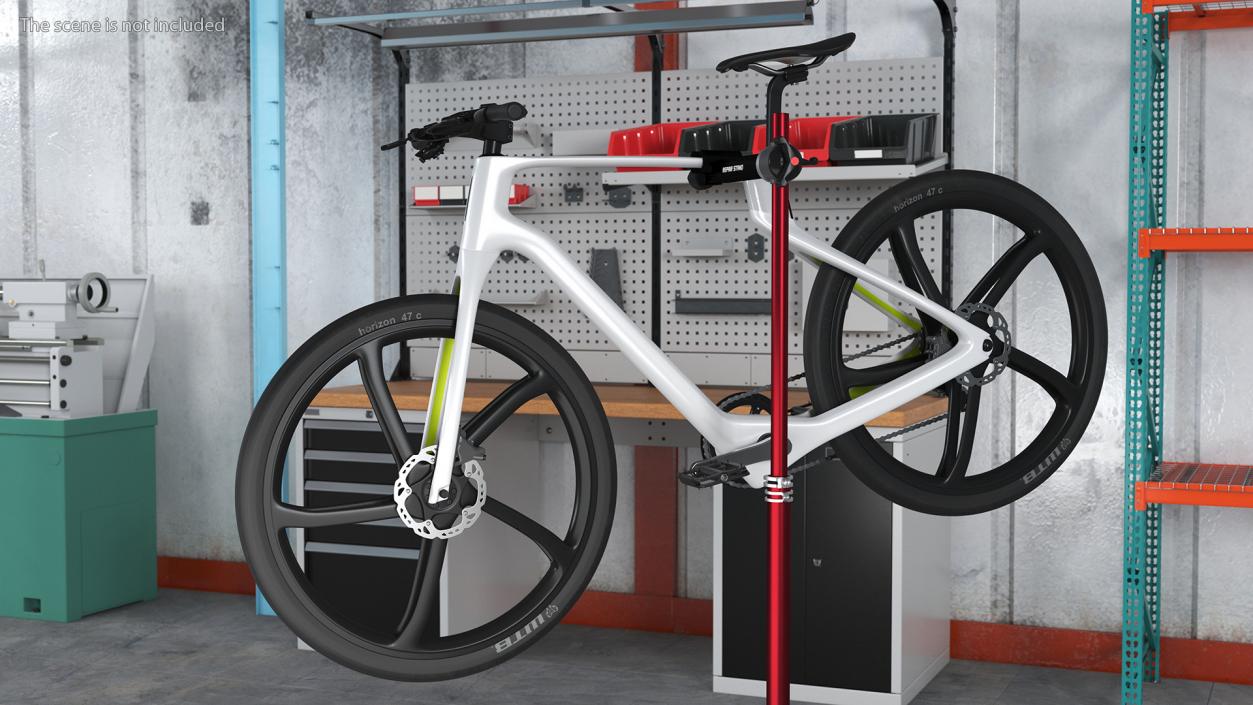 3D model Bike on Repair Stand