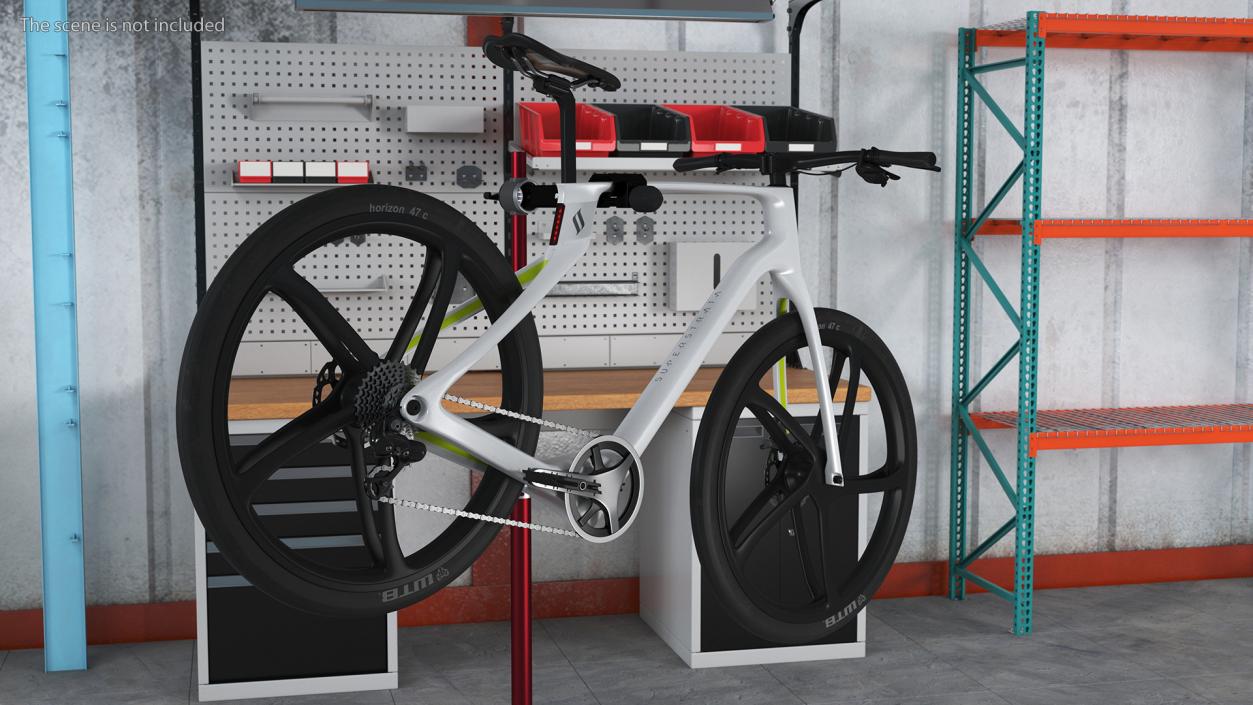 3D model Bike on Repair Stand