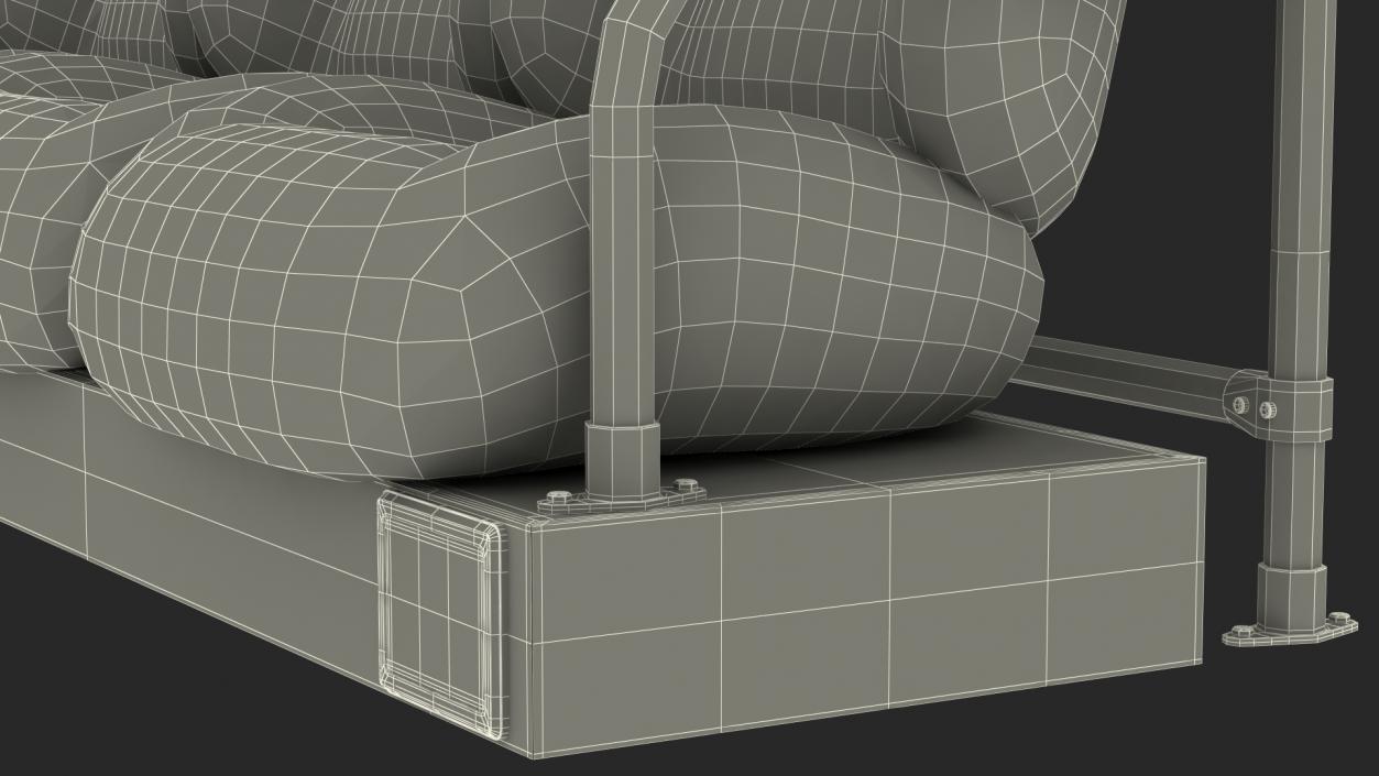 Row Seats 3D model