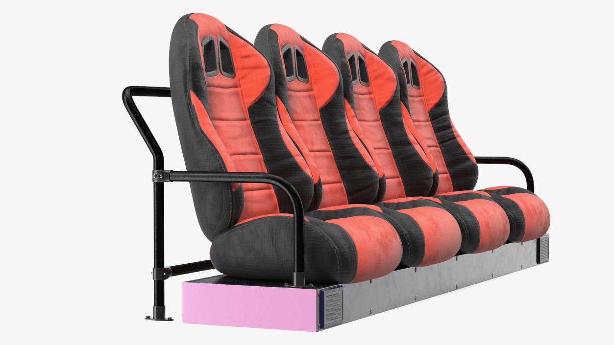 Row Seats 3D model