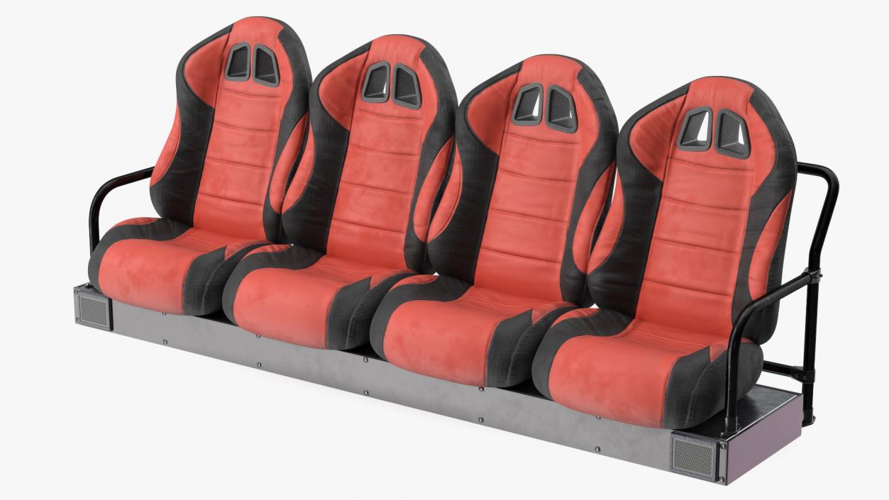 Row Seats 3D model