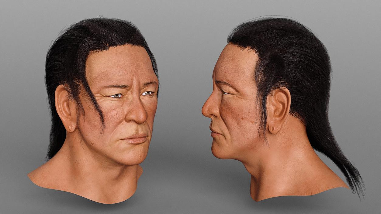 3D model American Indian Head