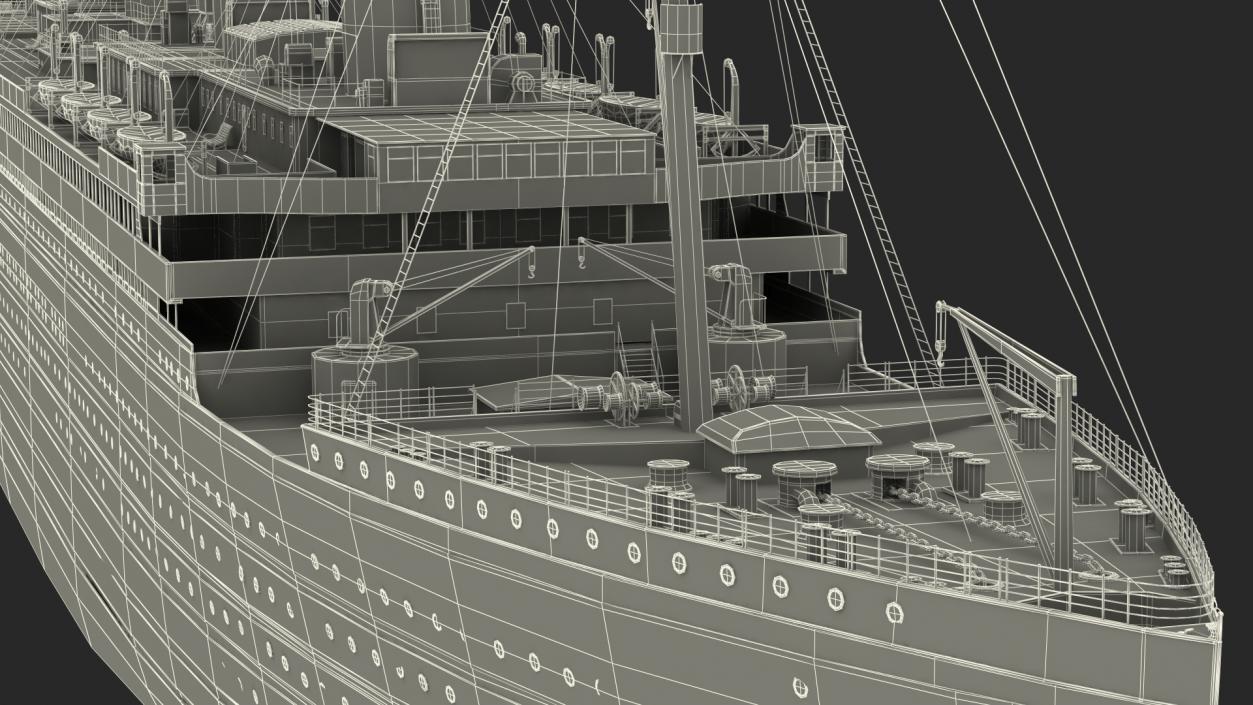 Olympic Ocean Liner 3D model