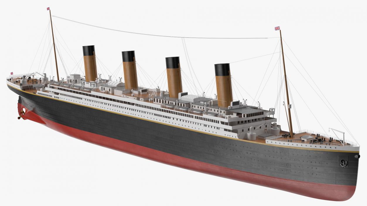 Olympic Ocean Liner 3D model