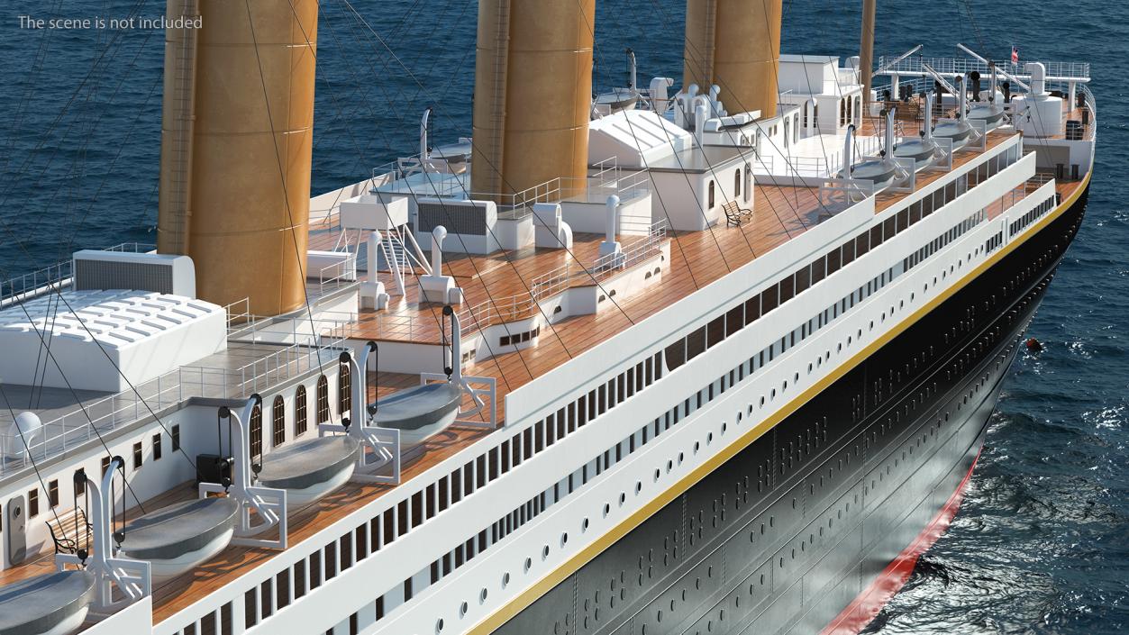 Olympic Ocean Liner 3D model