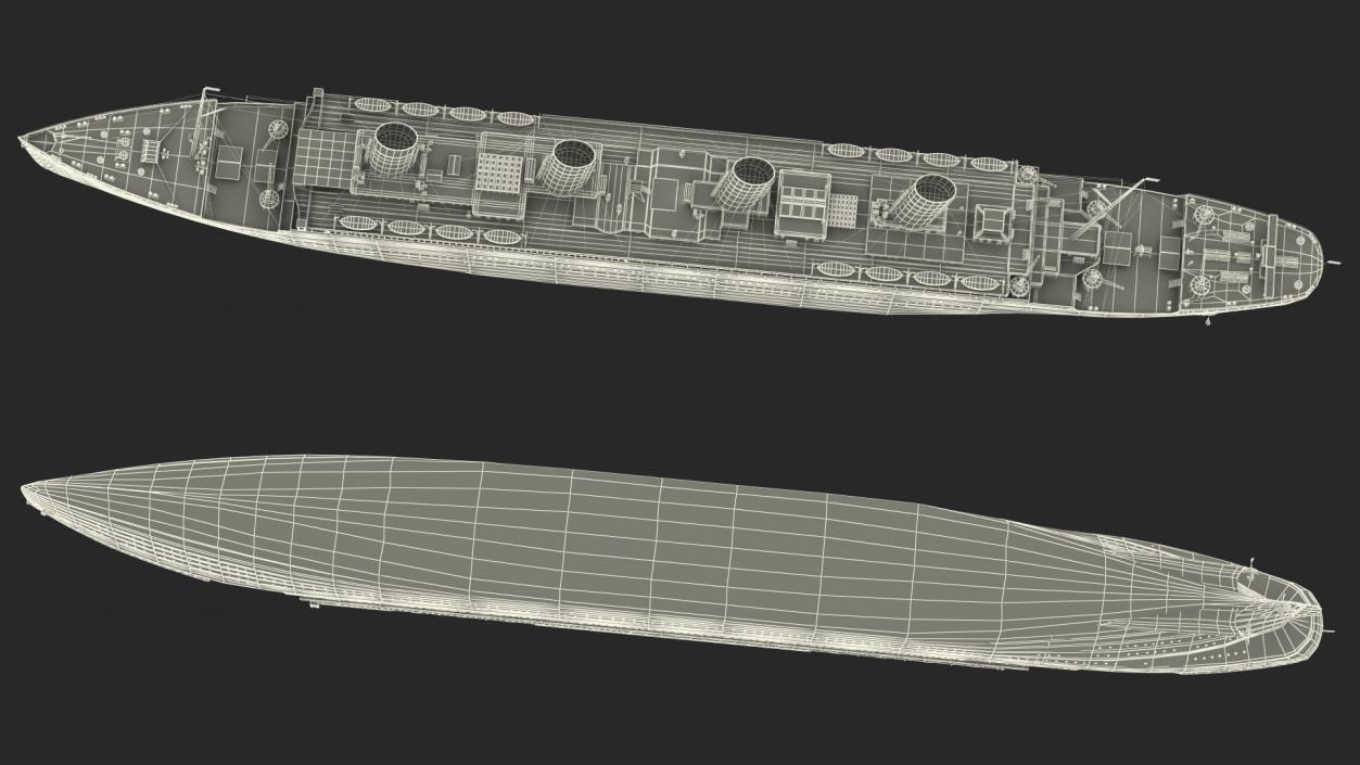 Olympic Ocean Liner 3D model