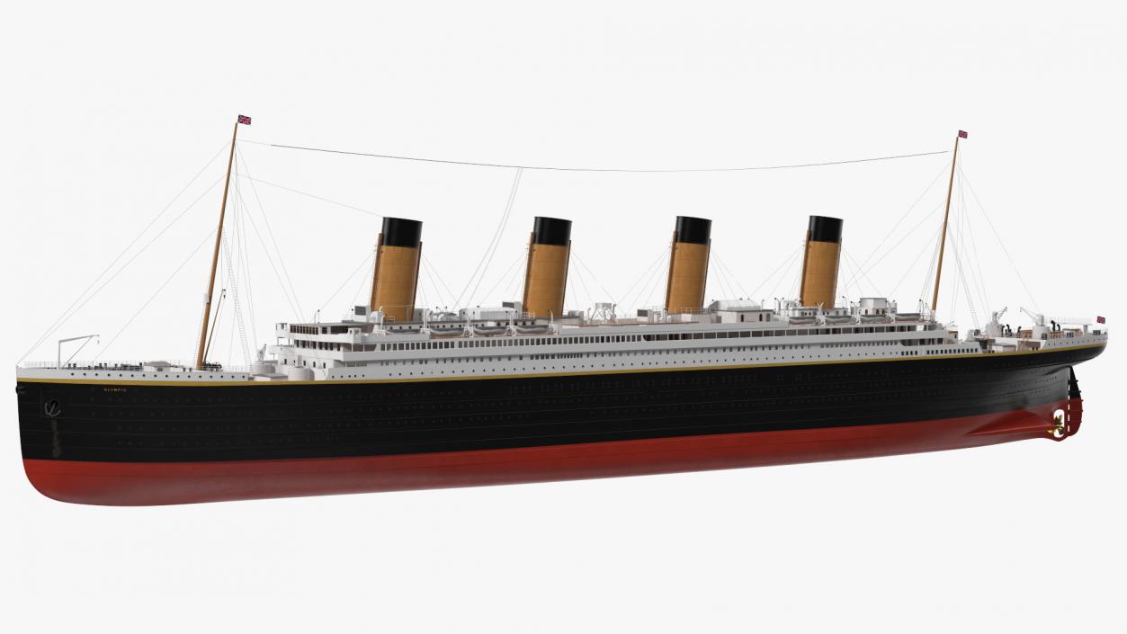 Olympic Ocean Liner 3D model