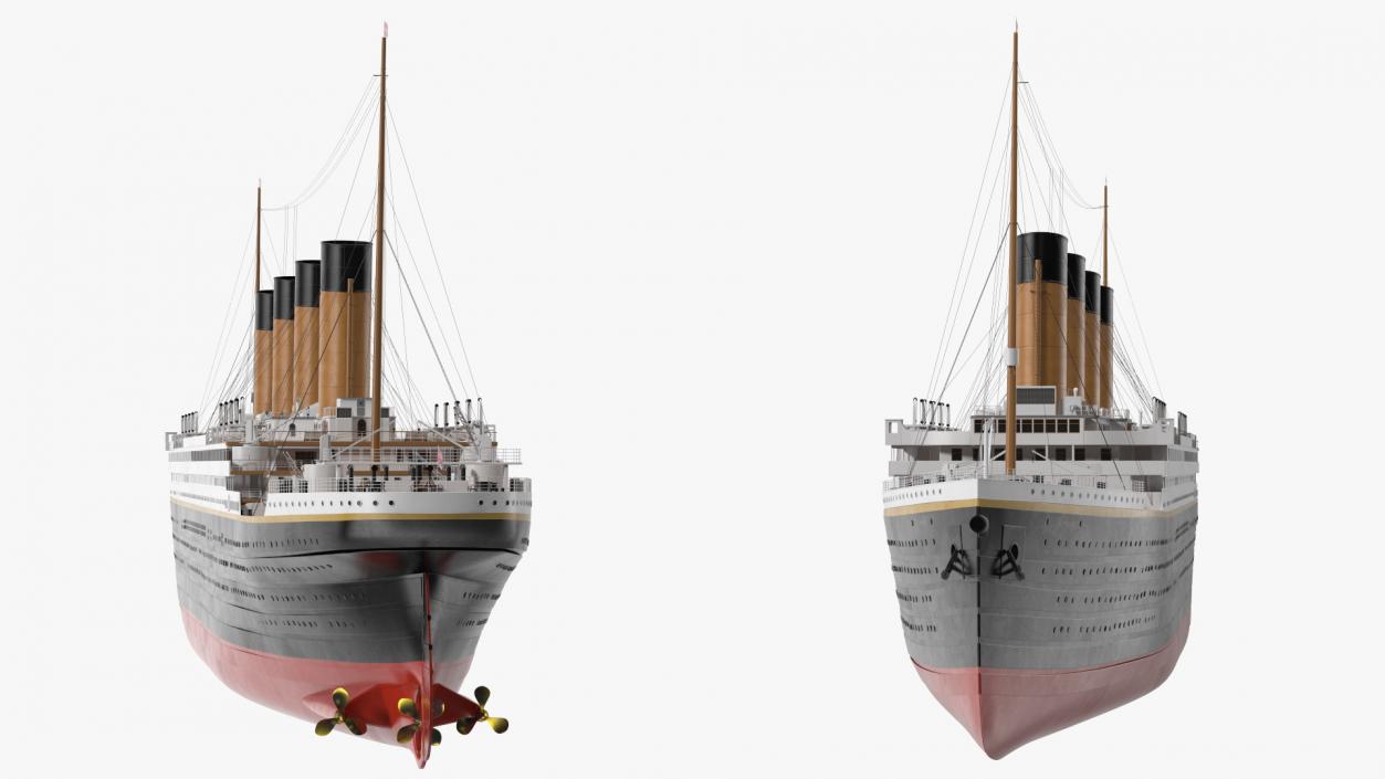 Olympic Ocean Liner 3D model