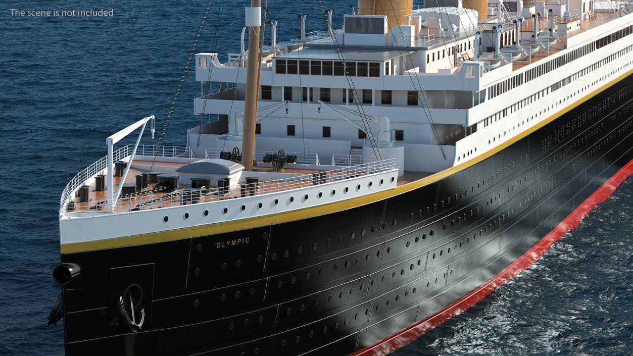 Olympic Ocean Liner 3D model