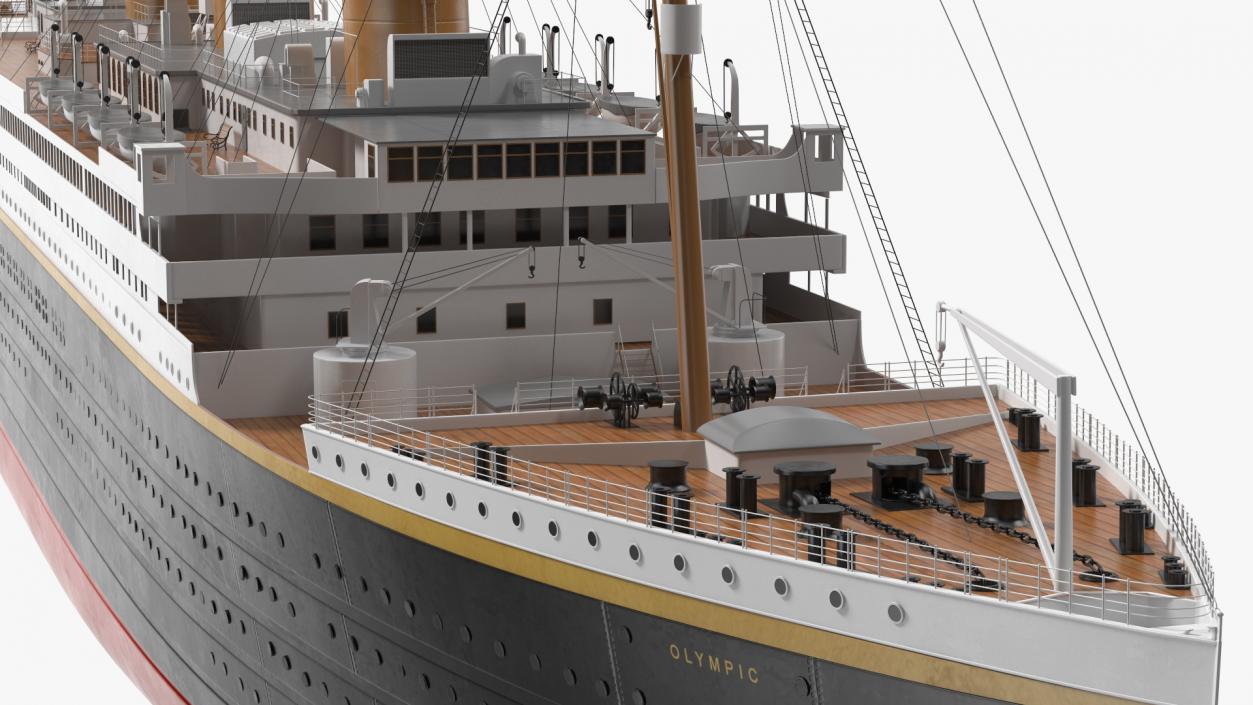 Olympic Ocean Liner 3D model