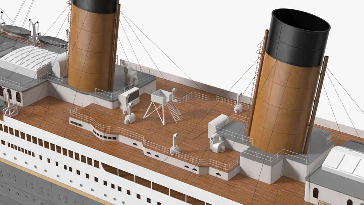 Olympic Ocean Liner 3D model